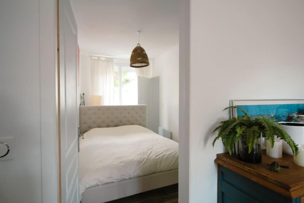 Appartement Avec Terrasse Privee, Plage A Pied Saint-Aubin-Sur-Mer  Exterior foto